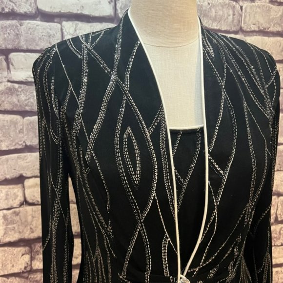 Alex Evenings Matching Jacket & Tank Size Small - Picture 2 of 10
